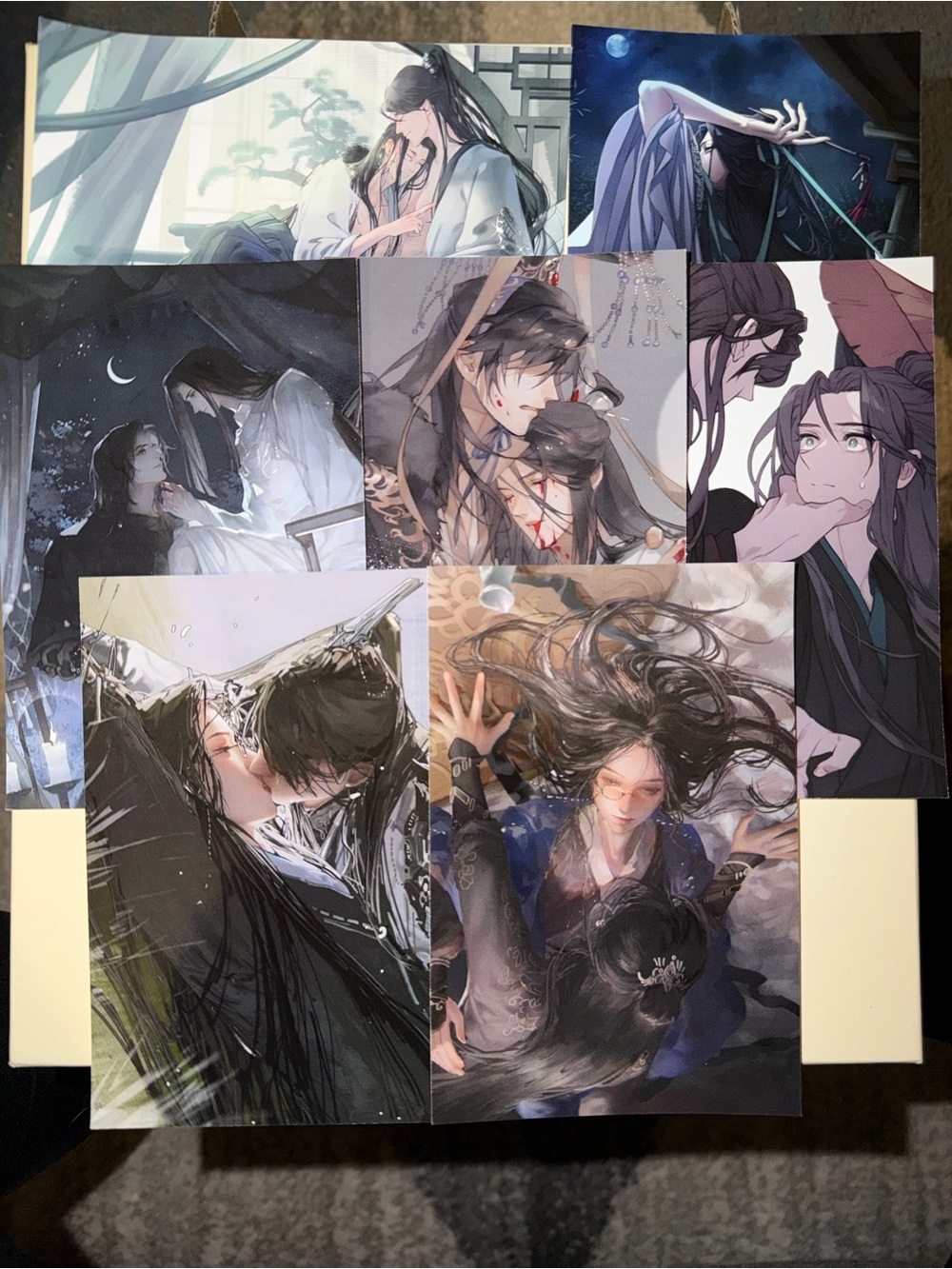 Danmei SVSSS (The Scum Villain's Self-Saving System) Postcards (4x6) set of 7